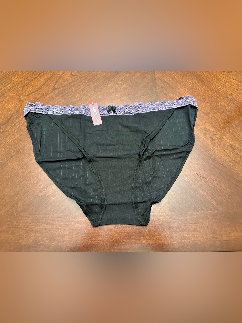 💜 Adore Me Bikini Panties Lace Trim NWT